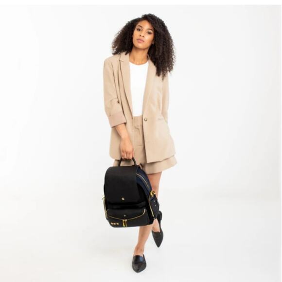 LITTLE ZOE 13” LAPTOP BACKPACK WITH DETACHABLE CLUTCH - Picture 3 of 10